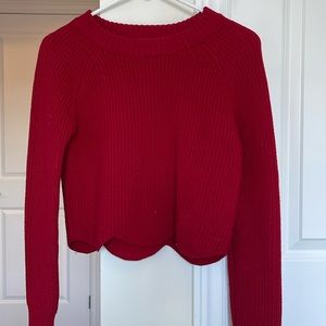 Wilfred knit crop top